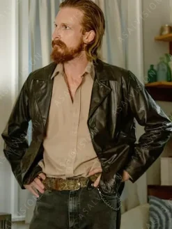 Asal Vision Blazers | Hit Man 2024 Austin Amelio Leather Jacket Black