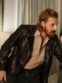 Asal Vision Blazers | Hit Man 2024 Austin Amelio Leather Jacket Black