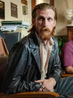 Asal Vision Blazers | Hit Man 2024 Austin Amelio Leather Jacket Black