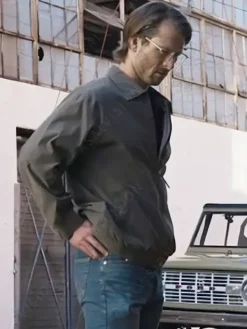 Asal Vision Cotton Jackets | Hit Man Glen Powell Cotton Jacket Gray