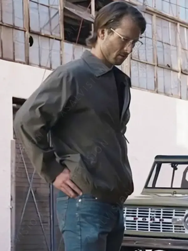 Asal Vision Cotton Jackets | Hit Man Glen Powell Cotton Jacket Gray