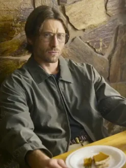 Asal Vision Cotton Jackets | Hit Man Glen Powell Cotton Jacket Gray
