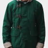 Asal Vision Men Coats | Home Alone Kevin Coat Green