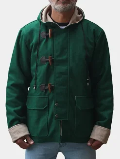Asal Vision Men Coats | Home Alone Kevin Coat Green