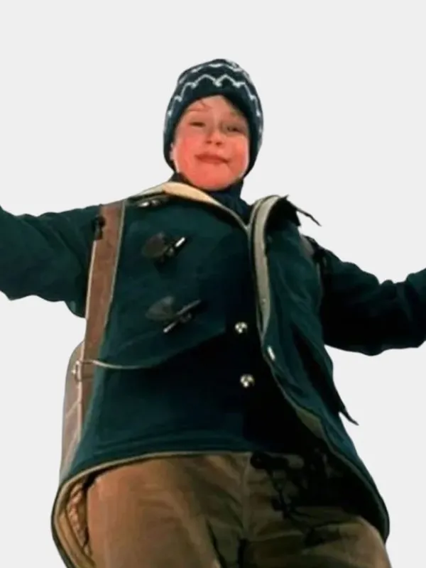 Asal Vision Men Coats | Home Alone Kevin Coat Green