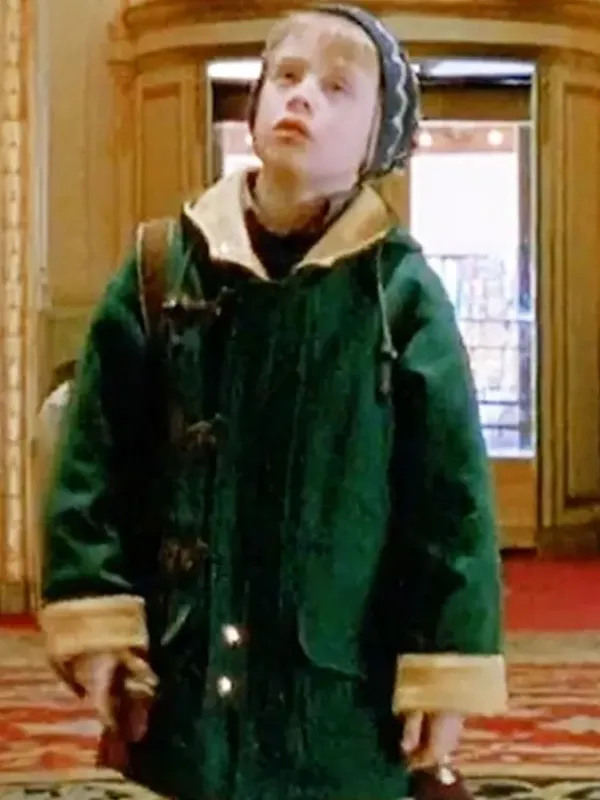 Asal Vision Men Coats | Home Alone Kevin Coat Green