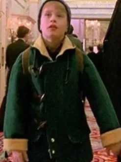 Asal Vision Men Coats | Home Alone Kevin Coat Green