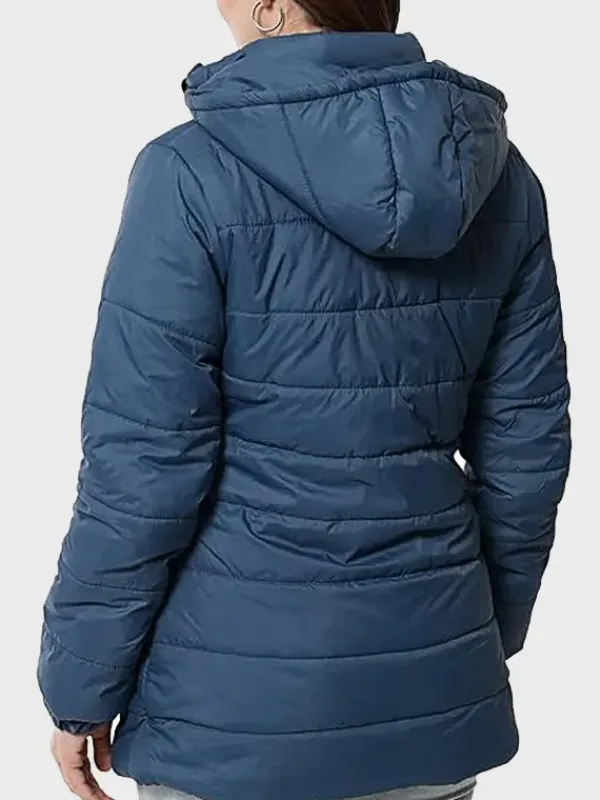 Asal Vision Puffer Jackets | Hood Style Women’s Puffer Jacket Blue
