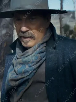 Asal Vision Men Coats | Horizon An American Saga Kevin Costner Trench Wool Coat Grey