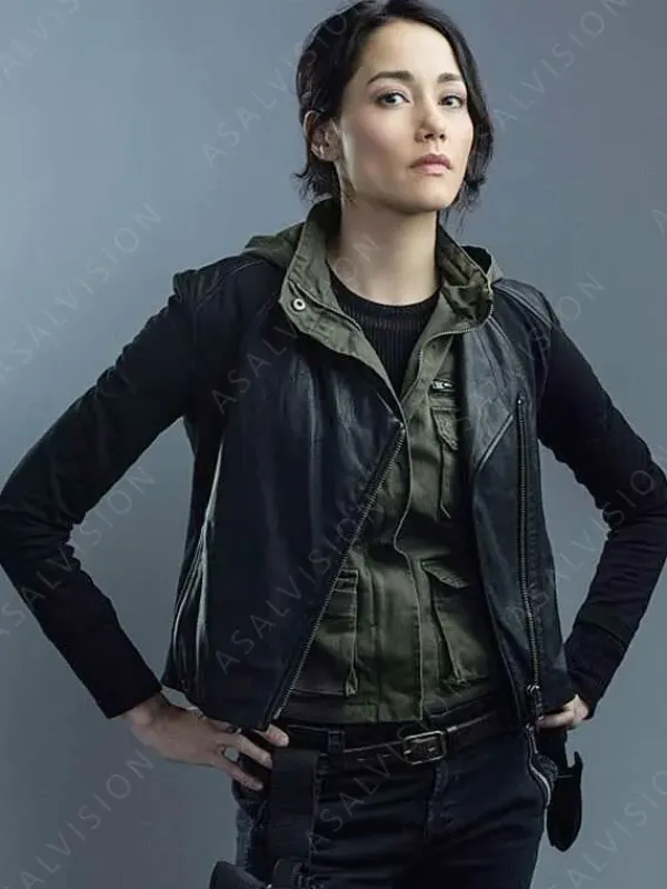 Asal Vision Leather Jackets | Hostages Sandrine Renault Leather Jacket Black