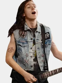 Asal Vision Vests | Vests | Hunter Sylvester Metal Lords Denim Vest Blue