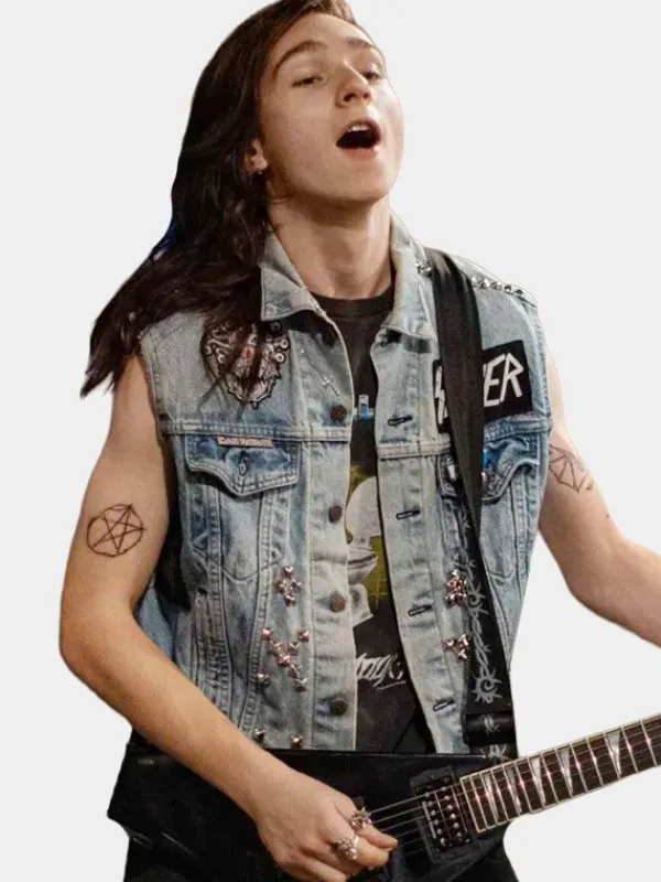 Asal Vision Vests | Vests | Hunter Sylvester Metal Lords Denim Vest Blue