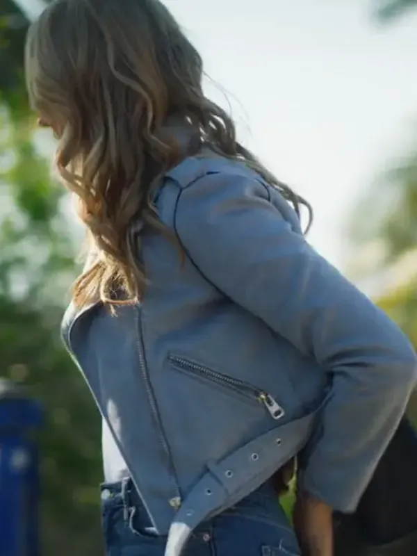 Asal Vision Leather Jackets | Hustlers Take All 2024 Nina Meyers Leather Jacket Grey