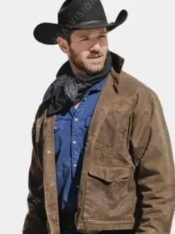 Asal Vision Cotton Jackets | Ian Bohen Yellowstone Season 3 Jacket Brown