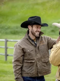 Asal Vision Cotton Jackets | Ian Bohen Yellowstone Season 3 Jacket Brown
