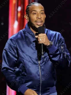 Asal Vision Cotton Jackets | 2024 iHeartRadio Music Awards Ludacris Bomber Jacket Blue