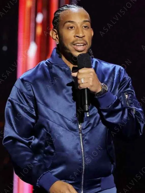 Asal Vision Cotton Jackets | 2024 iHeartRadio Music Awards Ludacris Bomber Jacket Blue