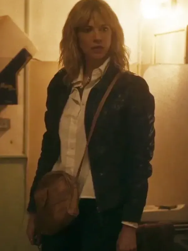 Asal Vision Leather Jackets | Interstate 2024 Asia Argento Leather Jacket Black