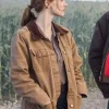 Asal Vision Cotton Jackets | Interstellar Jessica Chastain Jacket Brown