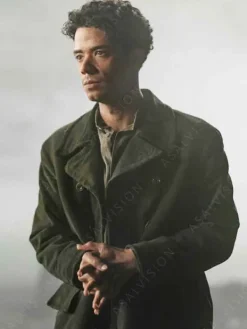 Asal Vision Men Coats | Interview With The Vampire Season 2 Jacob Anderson Peacoat Black