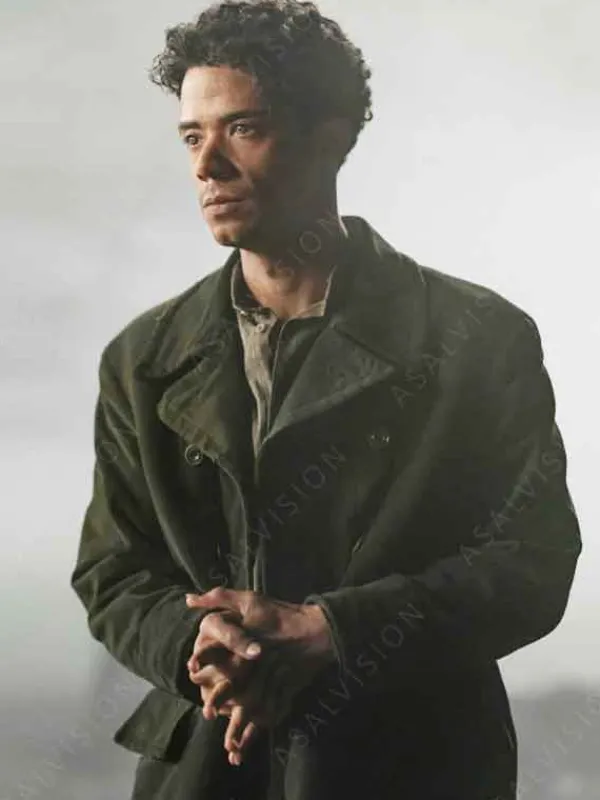 Asal Vision Men Coats | Interview With The Vampire Season 2 Jacob Anderson Peacoat Black