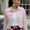 Asal Vision Cotton Jackets | Irish Wish 2024 Ayesha Curry Jacket Pink