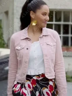 Asal Vision Cotton Jackets | Irish Wish 2024 Ayesha Curry Jacket Pink