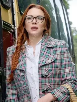 Asal Vision Blazers | Irish Wish 2024 Maddie Kelly Plaid Printed Blazer Multicolor Printed Design