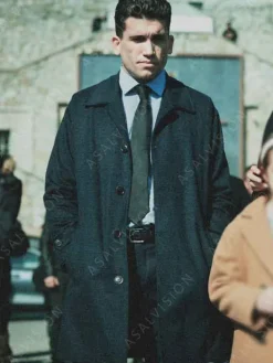 Asal Vision Men Coats | Iron Reign Season 1 Néstor Coat Black