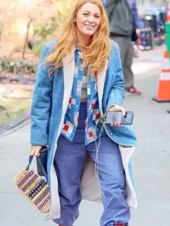 Asal Vision Denim Jackets | Women Coats | It Ends With Us Blake Lively Denim Coat Blue