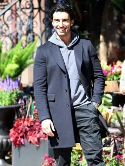 Asal Vision Men Coats | It Ends with Us Ryle Kincaid Trench Coat Black