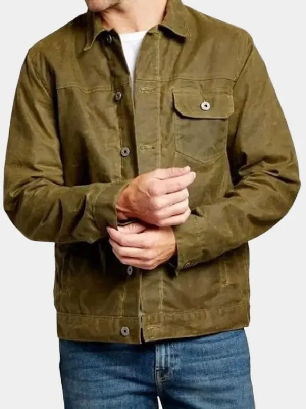 Asal Vision Cotton Jackets | Jack Sheridan Virgin River Season 4 Jacket Green
