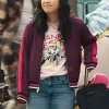 Asal Vision Cotton Jackets | Jackpot 2024 Katie Bomber Jacket Maroon