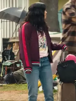Asal Vision Cotton Jackets | Jackpot 2024 Katie Bomber Jacket Maroon