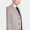 Asal Vision Men Coats | James Saito The Company You Keep 2023 Coat Beige
