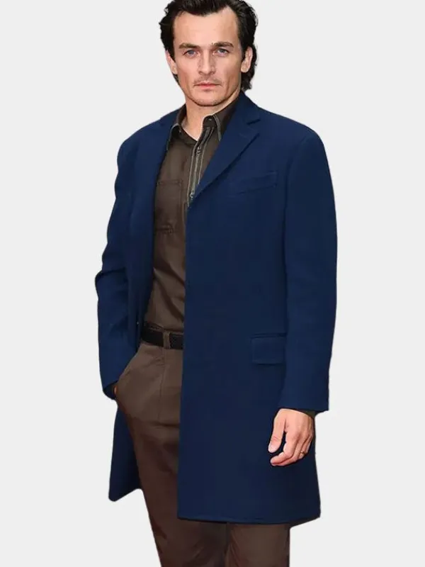 Asal Vision Men Coats | James Whitehouse Anatomy Of A Scandal Coat Blue
