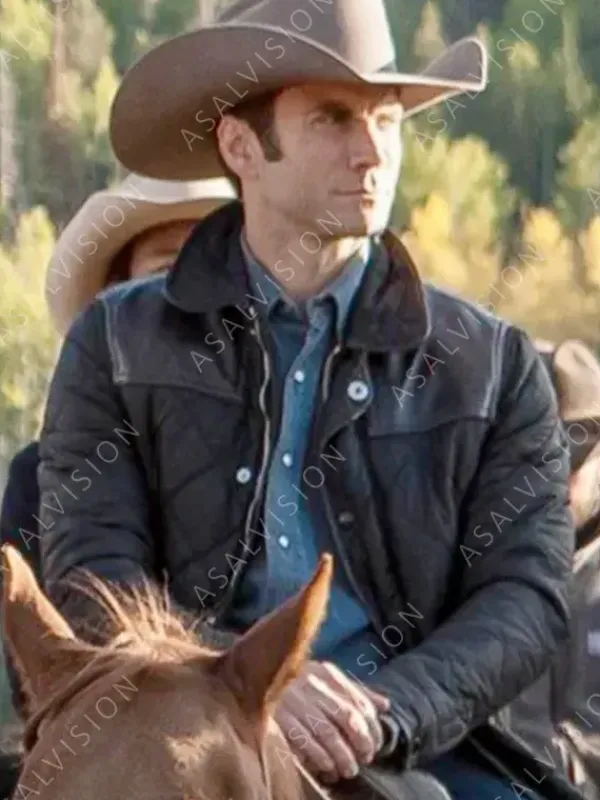 Asal Vision Cotton Jackets | Jamie Dutton Yellowstone Quilted Jacket Black