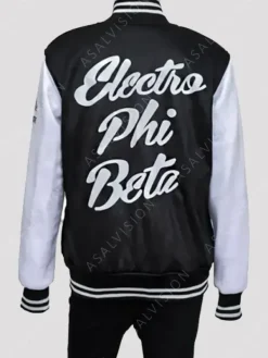 Asal Vision Cotton Jackets | Janelle Monae Electro Phi Beta Jacket White And Black