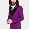 Asal Vision Blazers | Men Coats | Jared Leto Morbius 2022 Coat Purple