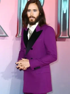 Asal Vision Blazers | Men Coats | Jared Leto Morbius 2022 Coat Purple