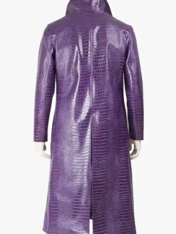 Asal Vision Men Coats | Jared Leto Suicide Squad Joker Coat Purple
