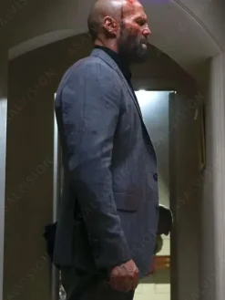 Asal Vision Blazers | Jason Statham The Beekeeper 2024 Blazer Grey