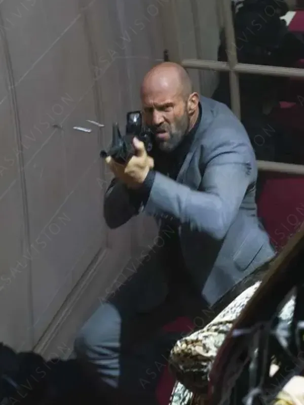 Asal Vision Blazers | Jason Statham The Beekeeper 2024 Blazer Grey