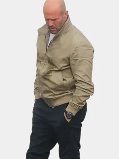 Asal Vision Cotton Jackets | Jason Statham Wrath Of Man Cotton Jacket Sand Color