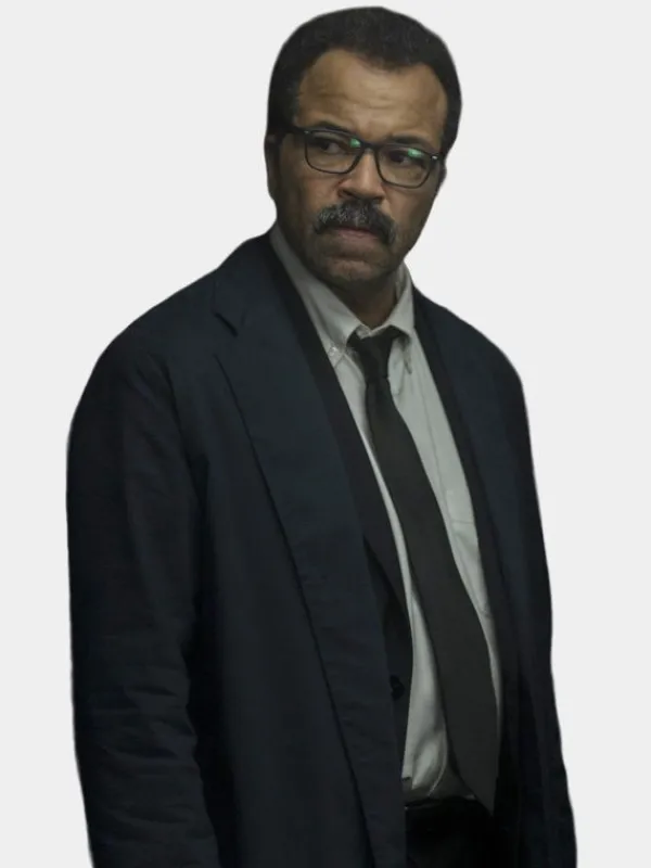 Asal Vision Men Coats | Jeffrey Wright The Batman 2022 Coat Black