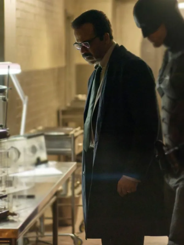 Asal Vision Men Coats | Jeffrey Wright The Batman 2022 Coat Black