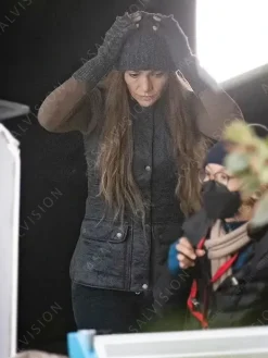 Asal Vision Vests | Jennifer Lopez The Mother 2023 Quilted Vest Black