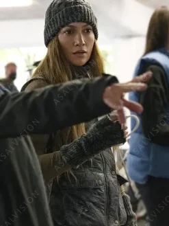 Asal Vision Vests | Jennifer Lopez The Mother 2023 Quilted Vest Black