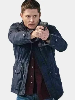 Asal Vision Cotton Jackets | Jensen Ackles Supernatural Dean Winchester Jacket Blue
