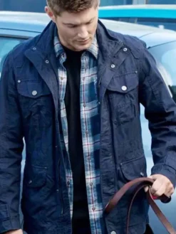 Asal Vision Cotton Jackets | Jensen Ackles Supernatural Dean Winchester Jacket Blue